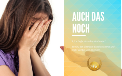Auch das noch – Das schaffe ich alles nicht mehr! Wie Du den Überblick behältst und mehr Zeit für Dich gewinnst